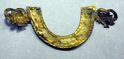 Hammered Silver Arc Ornament
