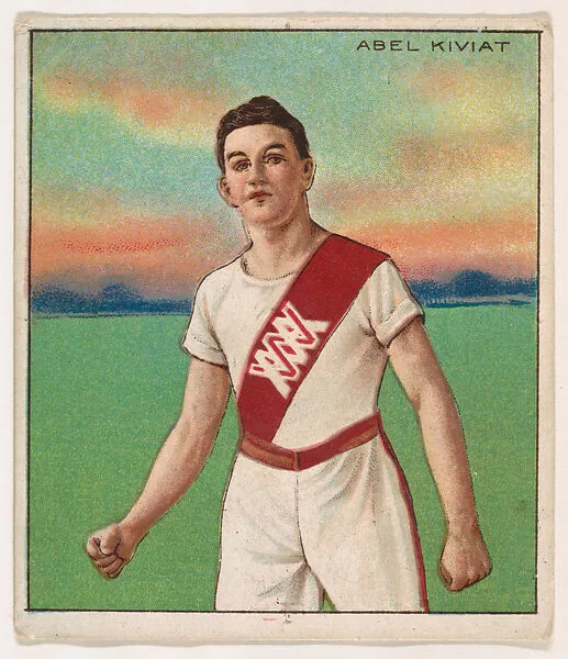 Abel Kiviat, Track and Field, from Mecca & Hassan Champion Athlete and Prize Fighter collection, 1910 — Mecca Cigarettes