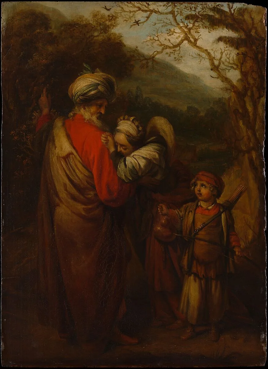 Abraham Dismissing Hagar and Ishmael — Barent Fabritius