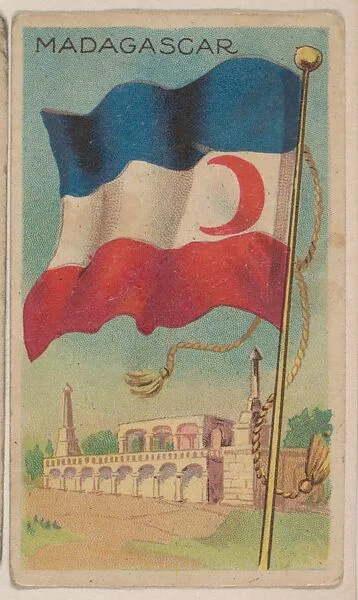 Madagascar, bakery card from the Flags series (D34), issued by the Weber Baking Company — Weber Baking Company