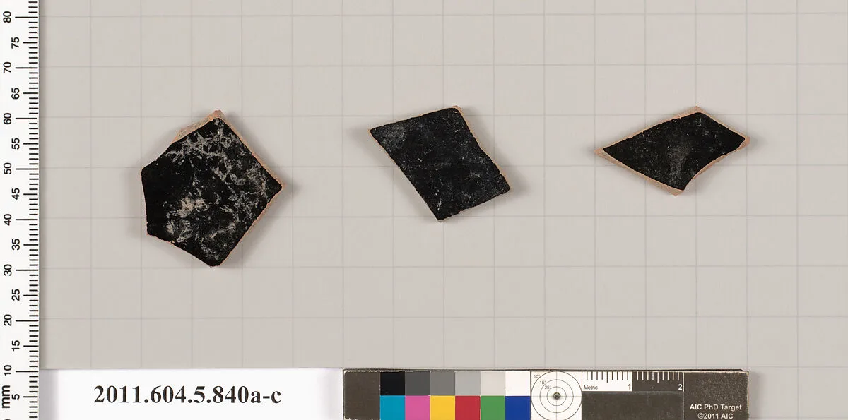 Terracotta fragments of kylikes (drinking cups) — Unknown