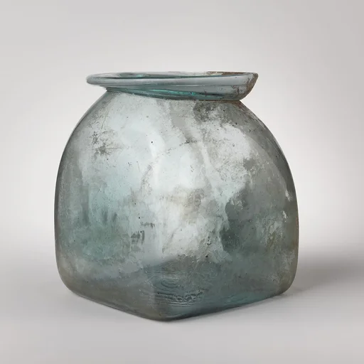 Glass jar with lid