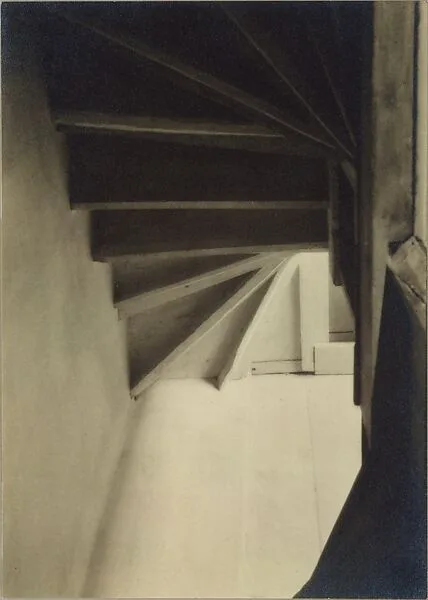 Doylestown House—Stairs from Below — Charles Sheeler