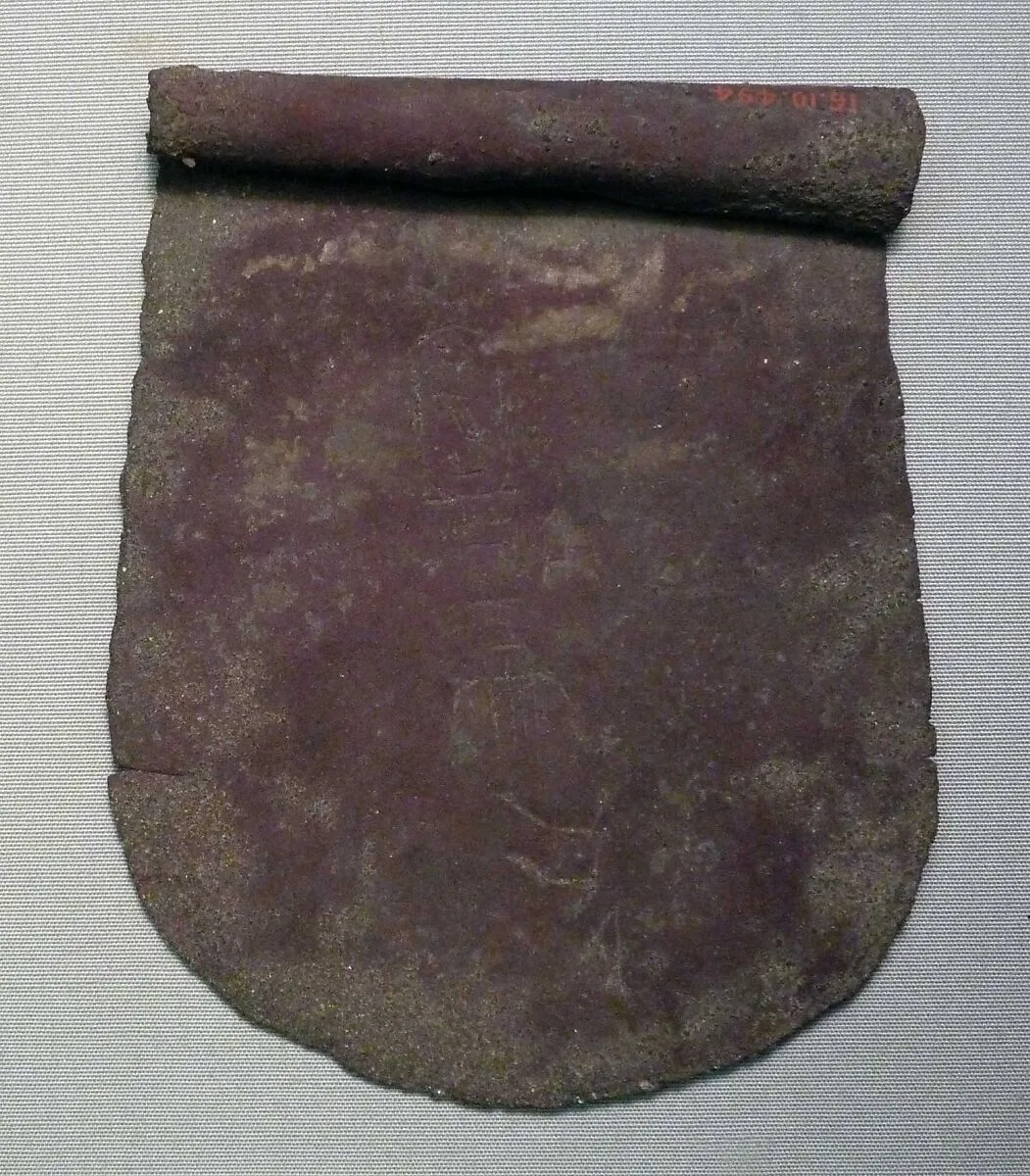 Inscribed Ax Blade From Foundation Deposit 2 of Hatshepsut's Valley Temple — Unknown