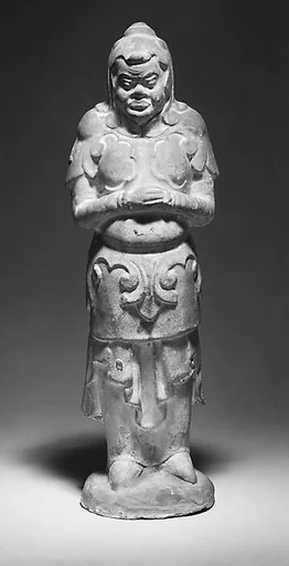 北齊至隋  釉陶武士俑|Warrior