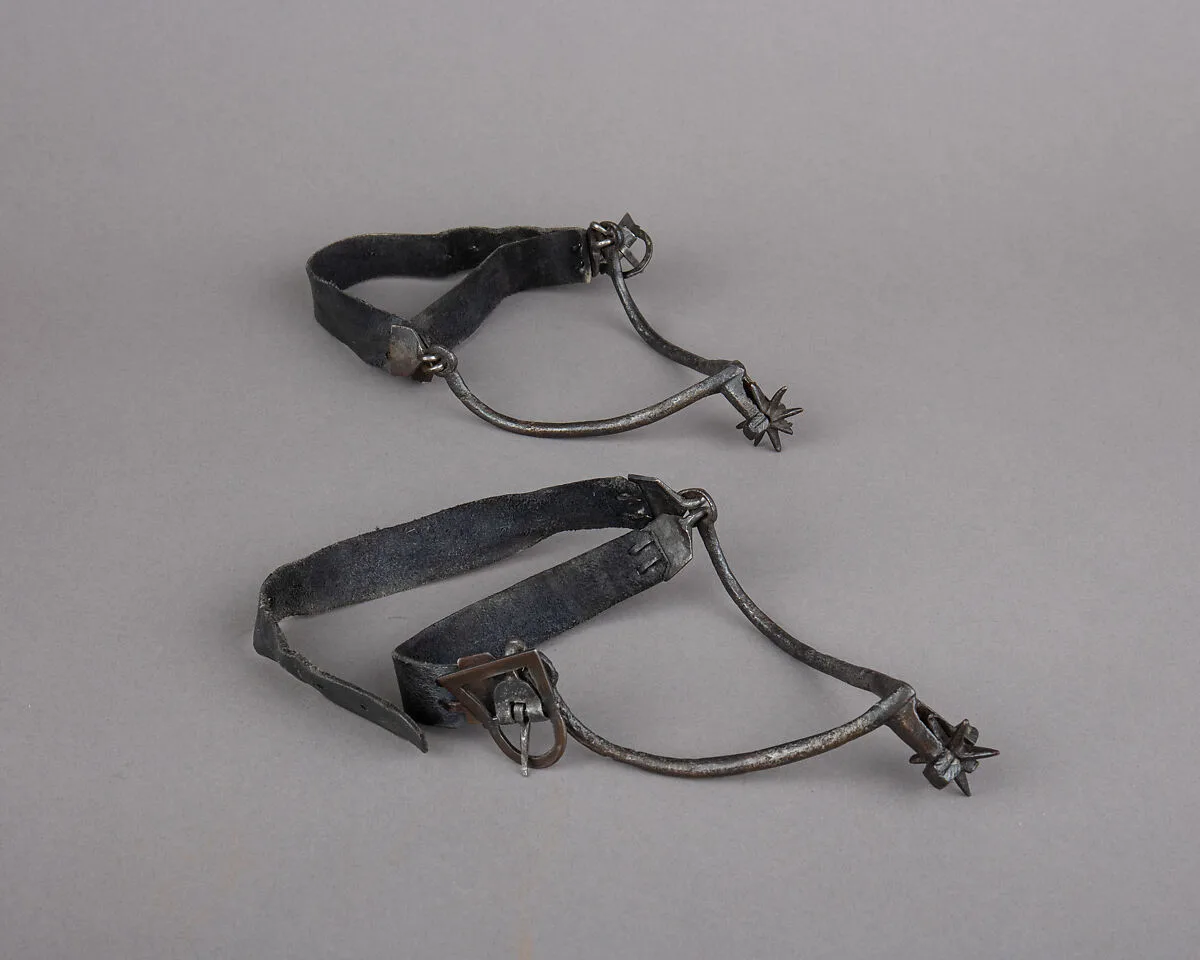 Pair of Rowel Spurs — Unknown