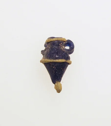 Glass pendant in the form of an amphora