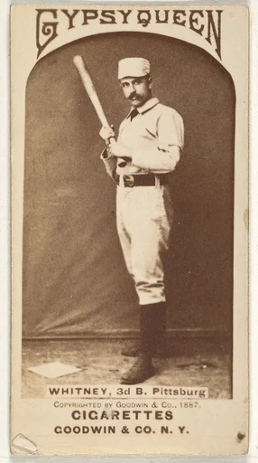 Arthur "Art" Wilson Whitney, 3rd Base, Pittsburgh, from the Old Judge series (N172) for Old Judge and Gypsy Queen Cigarettes