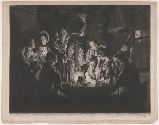 A Philosopher Shewing an Experiment on the Air Pump
