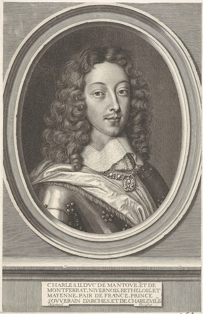 Charles II de Gonzague-Clèves, duc de Mantoue — Robert Nanteuil