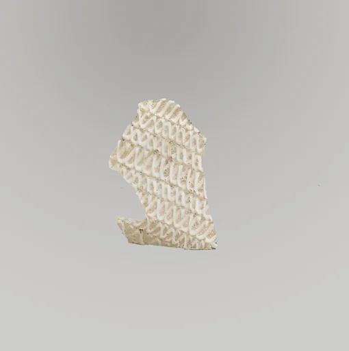 Glass network mosaic fragment