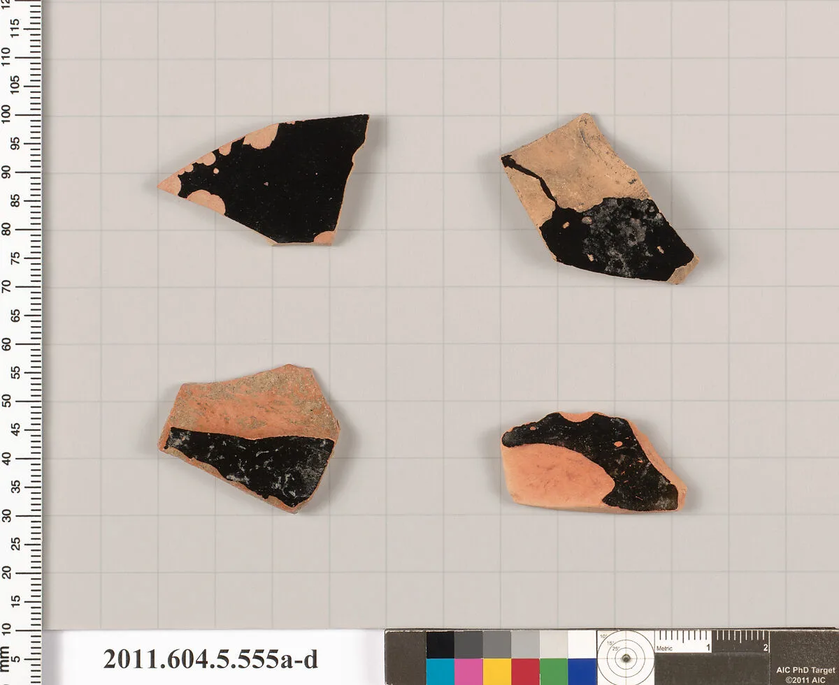 Terracotta fragments of kylikes (drinking cups) — Unknown
