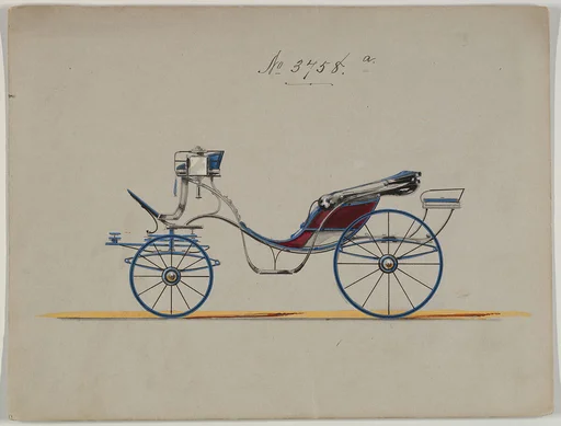 Design for Cabriolet or Victoria, no. 3758a