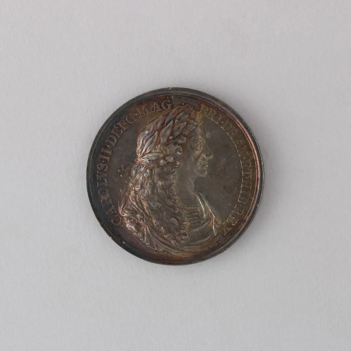 Medal Showing Charles II and Catherine — Unknown