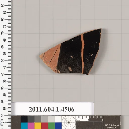 Terracotta fragment of a kylix (drinking cup)
