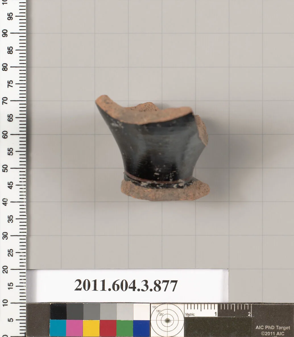 Terracotta fragment of a lekythos (oil flask) — Unknown