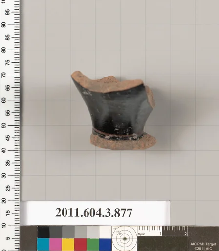 Terracotta fragment of a lekythos (oil flask)