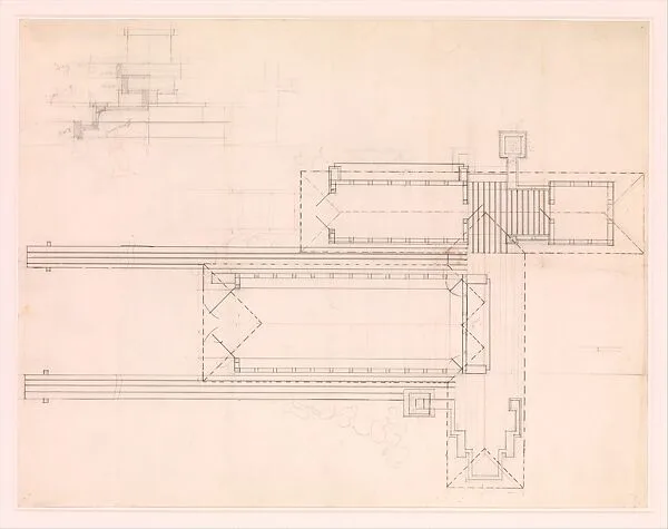 Stable: Plan — Frank Lloyd Wright
