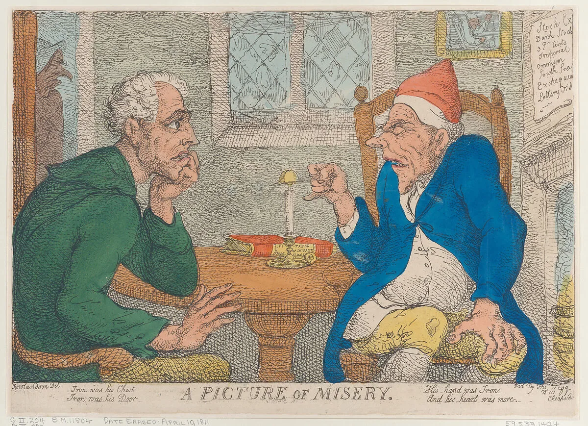 A Picture of Misery — Thomas Rowlandson|Thomas Tegg
