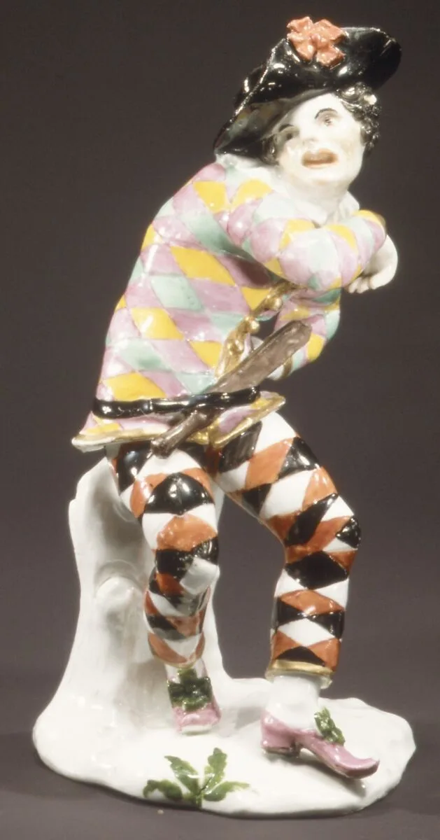 Frightened Harlequin — Meissen Manufactory