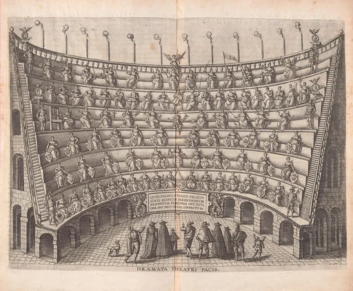 Descriptio Publicae Gratulationis Spectaculorum et Ludorum, in Advent Sereniss. Principis Ernesti Archiducis Austriae ... (Entry of Ernest, Archduke of Austria, into Antwerp, July 18, 1594)