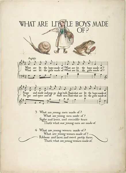 "What Are Little Boys Made Of?"―Page Design — Paul Vincent Woodroffe|Joseph Samuel Moorat