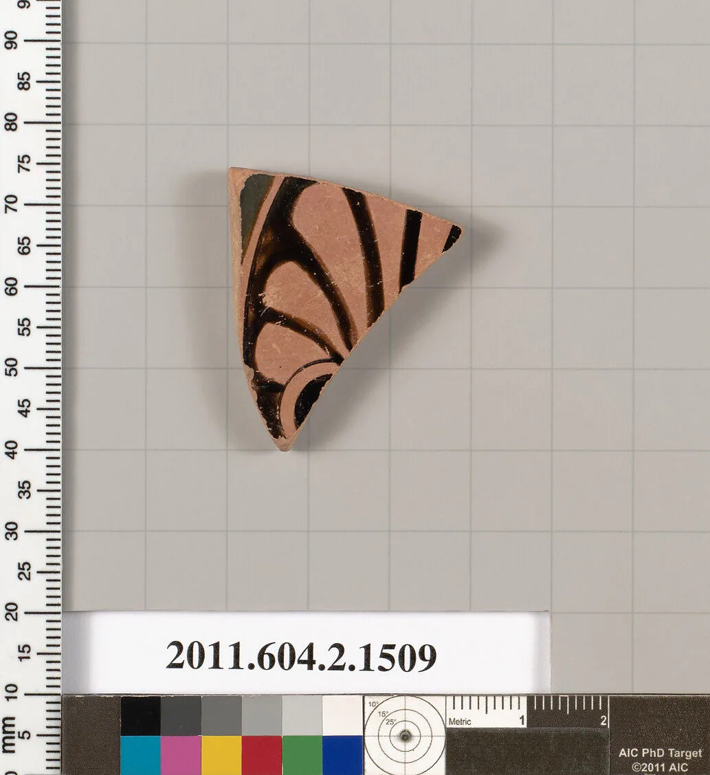 Terracotta fragment of a skyphos (deep drinking cup) — Unknown