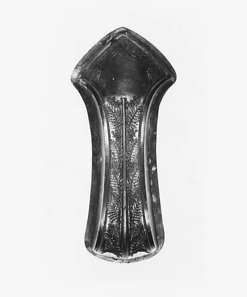Full-size pattern for facsimiles of outer portion of handle of Bryant Vase — Tiffany & Co.