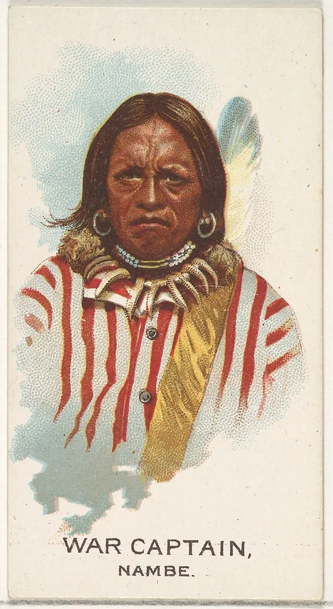 War Captain, Nambe, from the American Indian Chiefs series (N2) for Allen & Ginter Cigarettes Brands — Allen & Ginter