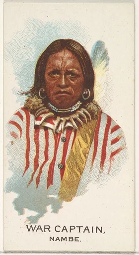 War Captain, Nambe, from the American Indian Chiefs series (N2) for Allen & Ginter Cigarettes Brands