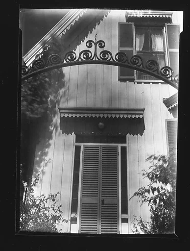 [Detail of Gingerbread Trim House Doorway, Provincetown, Massachusetts]