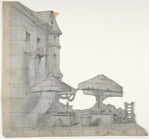 Design for a Stage Set at the Opéra, Paris