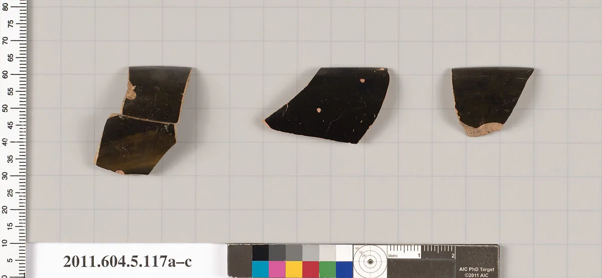 Terracotta rim fragments of stemless kylikes (drinking cups)? — Unknown