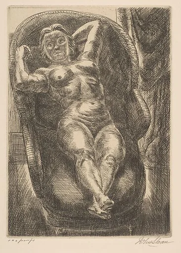 Nude Foreshortened