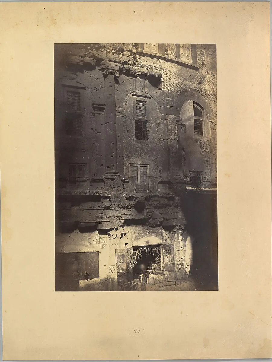 The Theater of Marcellus, from the Piazza Montanara — Robert Macpherson
