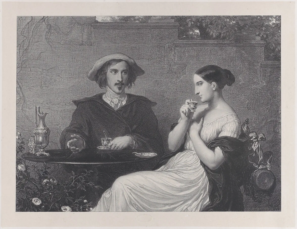 The Café — François-Joseph-Aimé de Lemud|Rittner & Goupil