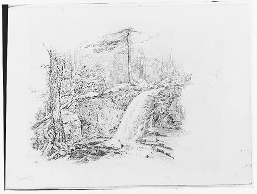 Caldeno Falls (from Sketchbook)
