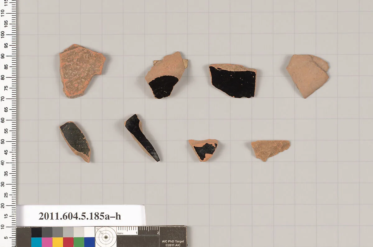 Terracotta fragments of kylikes (drinking cups) — Unknown