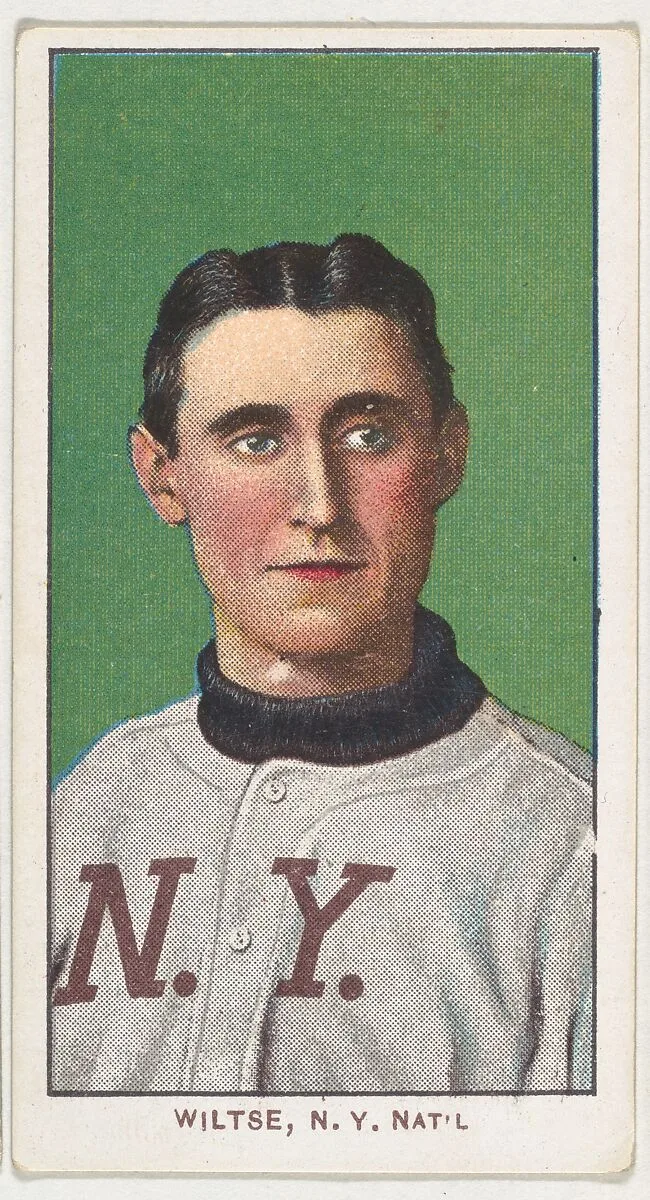 Wiltse, New York, National League, from the White Border series (T206) for the American Tobacco Company — American Tobacco Company