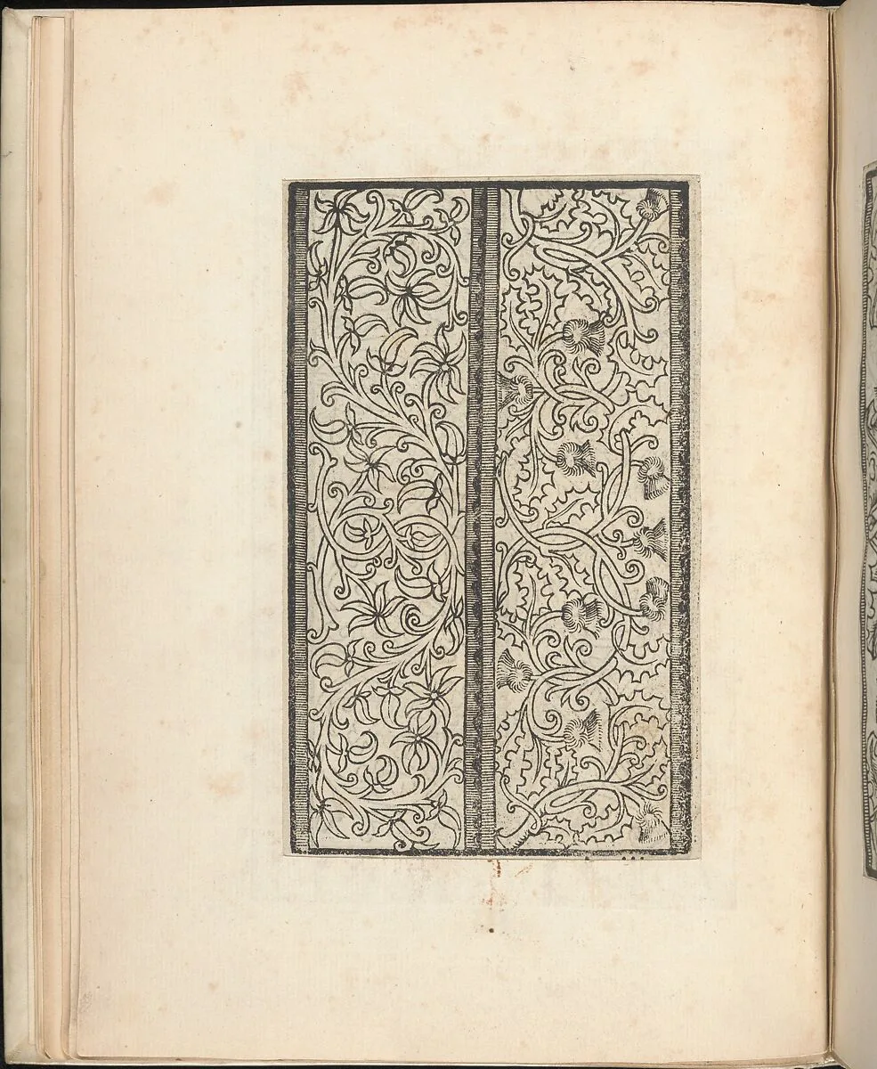 Esemplario di lavori, page 3 (verso) — Nicolò Zoppino