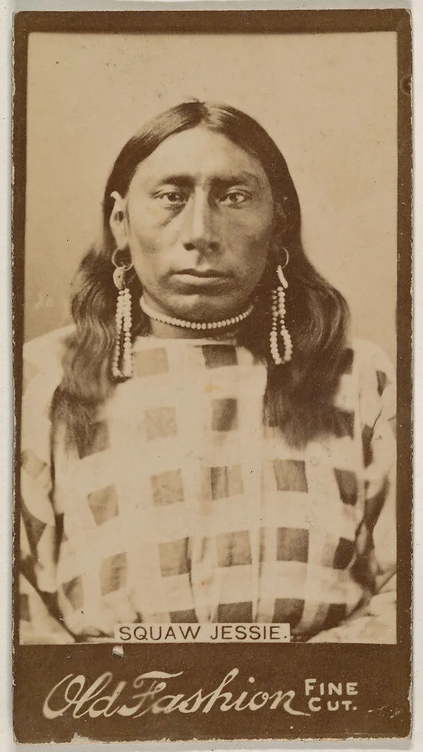 Squaw Jessie, from the Indian Chiefs series (N681) promoting Old Fashion Fine Cut Tobacco — Unknown