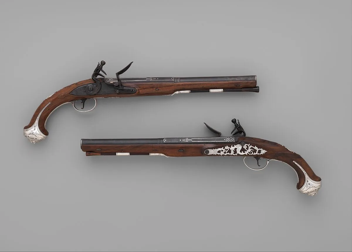 Pair of Flintlock Pistols — Unknown
