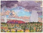 Uluru–Rainsky II — Graham Nickson