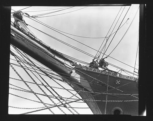[Ship's Prow and Rigging, New Bedford, Massachusetts]