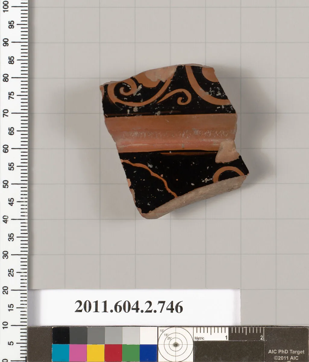 Terracotta fragment of a calyx-krater (bowl for mixing wine and water) — Unknown