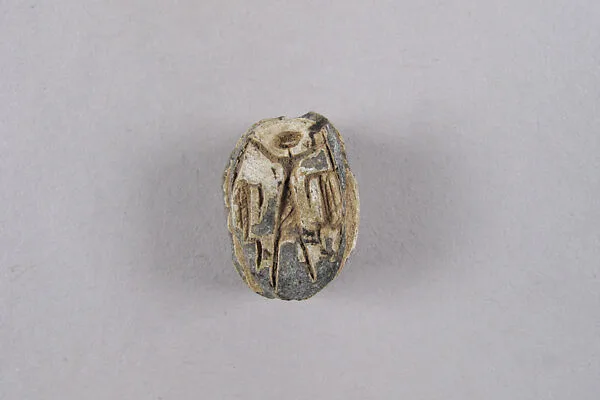 Scarab with Master of the Animals Holding Crocodiles — Unknown