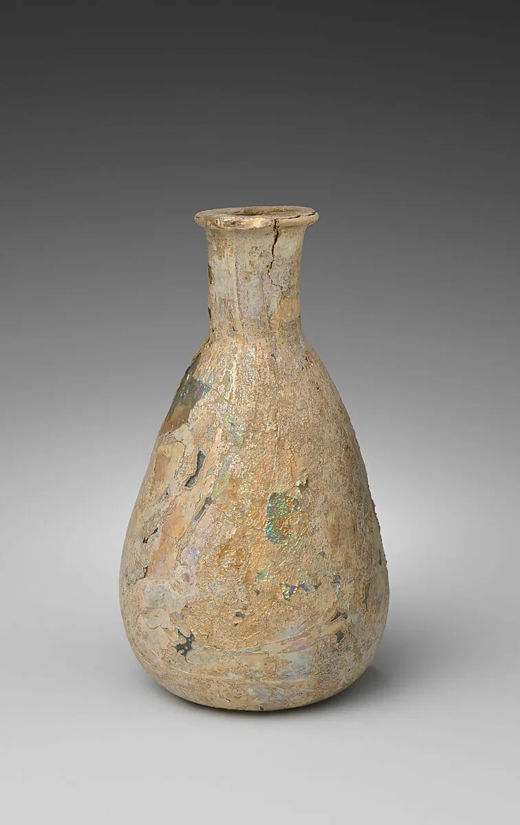 Glass perfume bottle — Unknown