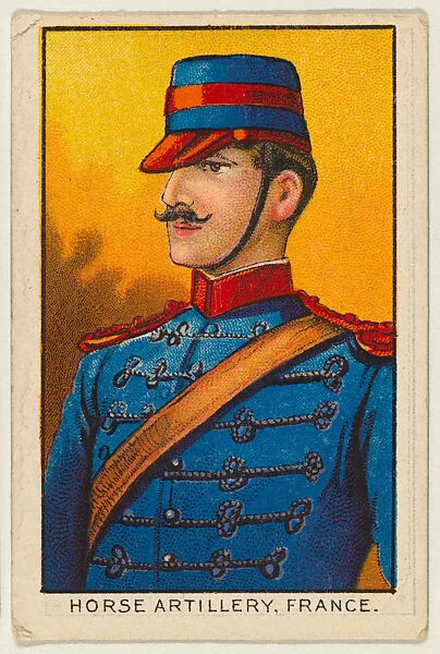 Horse Artillery, France, from the Military series (T79) issued by the American Tobacco Company — American Tobacco Company