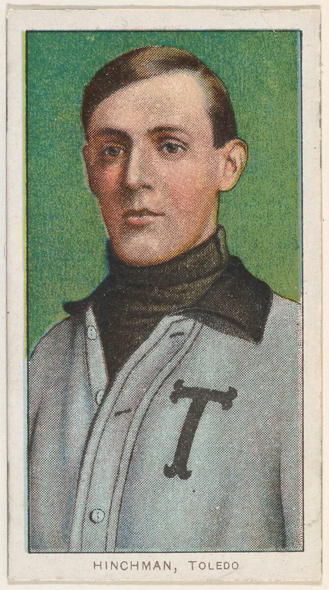 Hinchman, Toledo, American Association, from the White Border series (T206) for the American Tobacco Company — American Tobacco Company