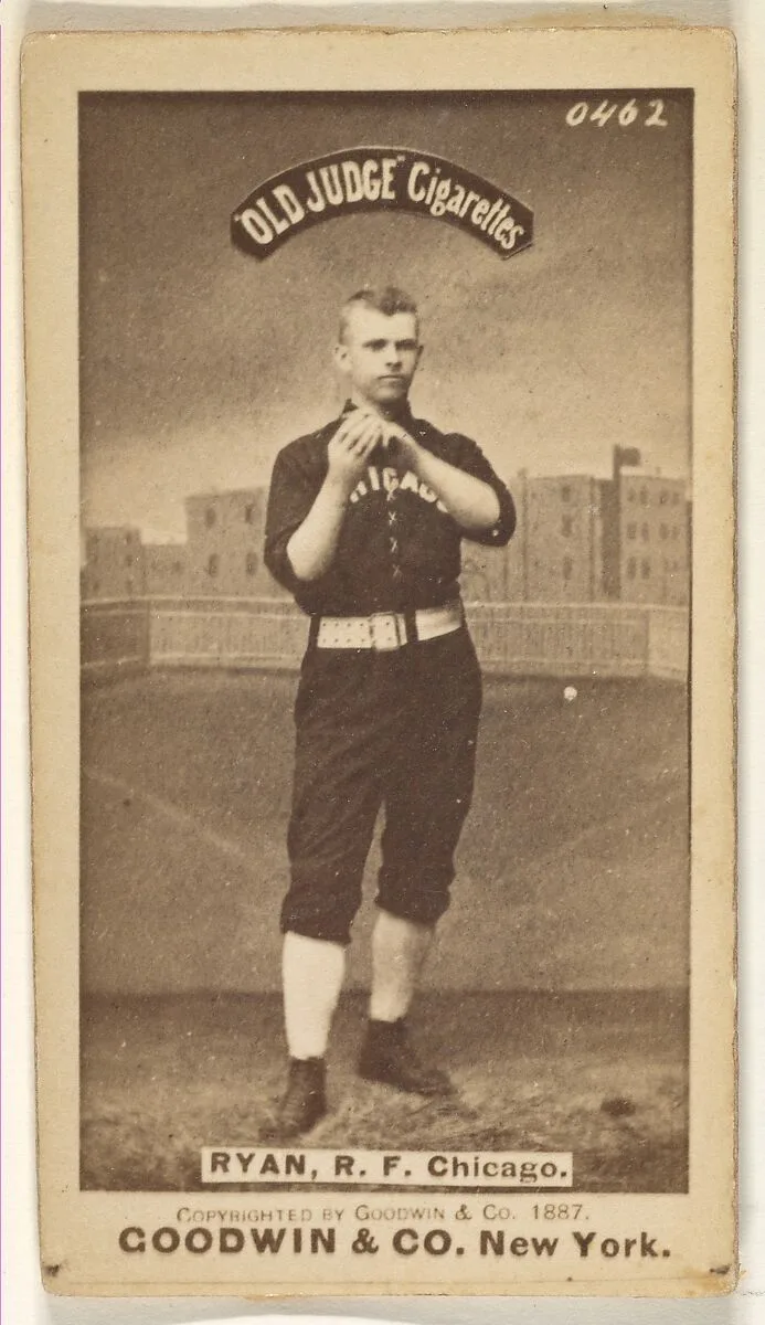 Ryan, Right Field, Chicago, from the Old Judge series (N172) for Old Judge Cigarettes — Goodwin & Company